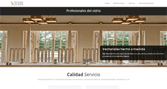 Desktop Screenshot of cristalerialasrozas.com
