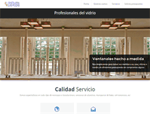 Tablet Screenshot of cristalerialasrozas.com